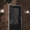 Apliques de exterior 2 unidades acero inoxidable negro