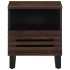 Mesita de noche de madera maciza de mango 40x34x46