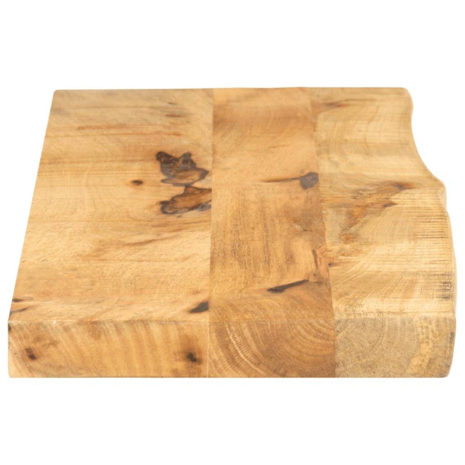 Tablero de mesa borde natural madera maciza mango 100x20x2,5