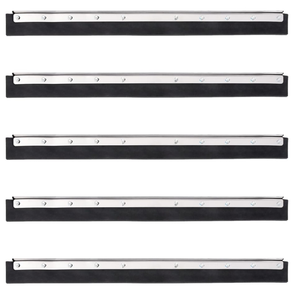 Cabezal de escobilla de goma de suelo 5 unidades 75x2x5