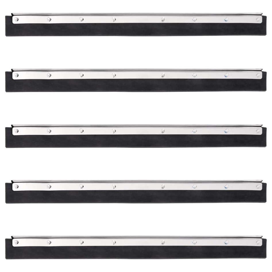 Cabezal de escobilla de goma de suelo 5 unidades 60,5x2x5