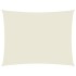 Toldo de vela rectangular tela Oxford color crema 2,5x3,5