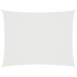 Toldo de vela rectangular tela Oxford blanco 3x5