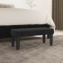 Banco de terciopelo negro 70x30x30
