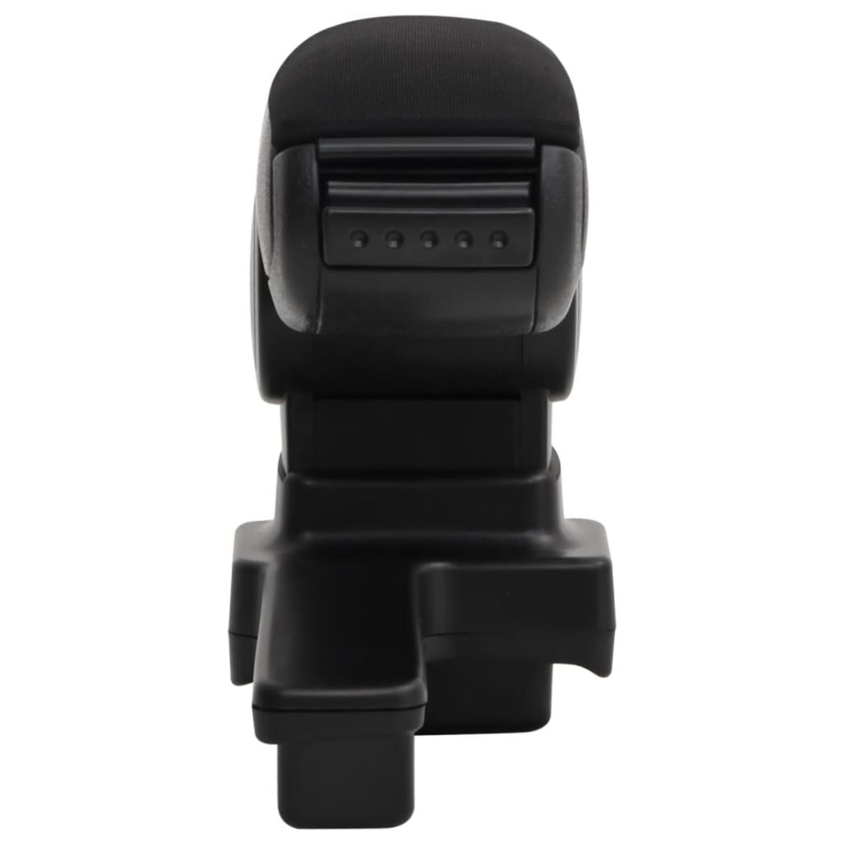 Reposabrazos para coche ABS negro 14,5x32x(27-46)