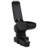 Reposabrazos para coche ABS negro 14,5x32x(27-46)
