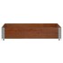 Jardinera de madera maciza de pino marrón 100x100