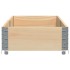 Jardinera de madera maciza de pino 150x50