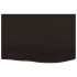 Tablero de mesa madera roble tratada marrón oscuro 60x40x2