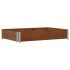 Collar de palet madera maciza de pino marrón 120x80