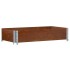 Collar de palet madera maciza de pino marrón 100x50