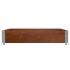 Collar de palet madera maciza de pino marrón 100x100