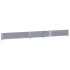 Collar de palet madera maciza de pino gris 150x50