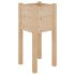 Jardineras 2 uds madera maciza de pino 31x31x70
