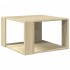 Mesa de centro madera ingeniería roble Sonoma 51,5x51,5x30