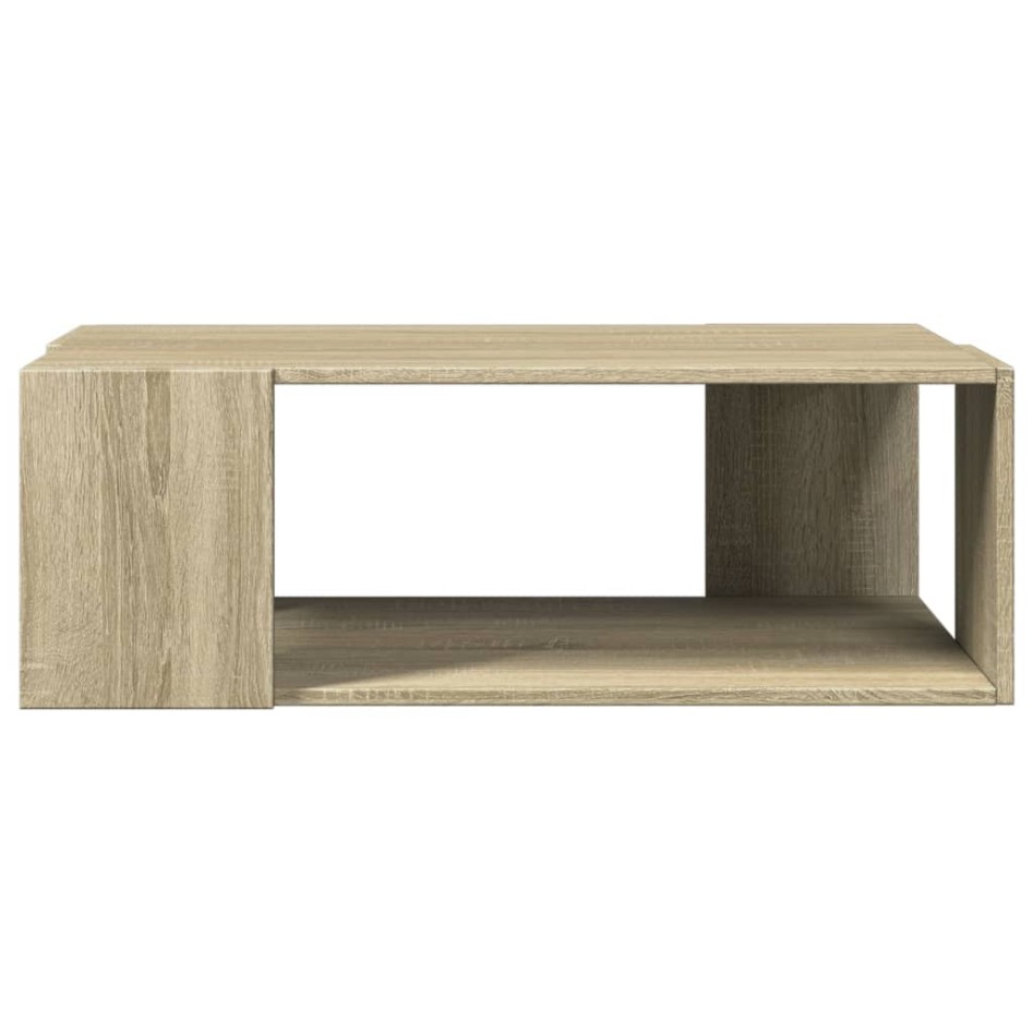 Mesa de centro madera de ingeniería roble Sonoma 89,5x48x30