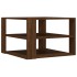 Mesa de centro madera ingeniería roble marrón 59,5x59,5x40