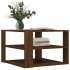Mesa de centro madera ingeniería roble marrón 59,5x59,5x40