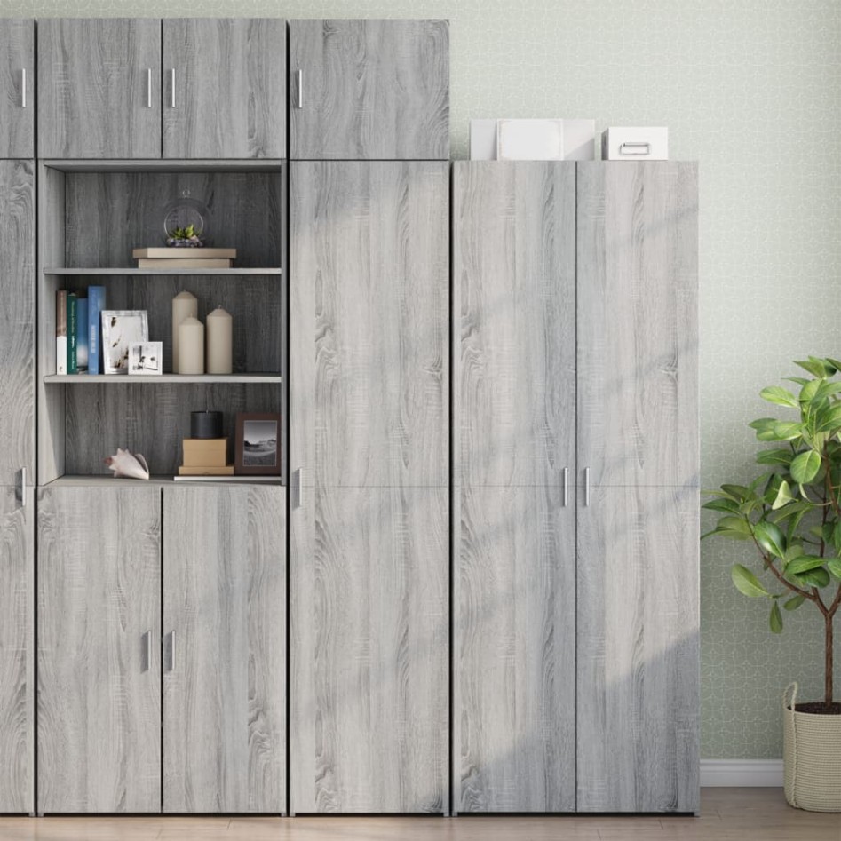 Armario de pared madera de ingeniería gris Sonoma 45x42,5x40
