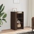 Aparador madera contrachapada marrón roble 45x35x75