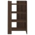 Aparador madera contrachapada marrón roble 45x35x75