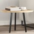 Tablero de mesa redondo madera maciza de acacia Ø60x2