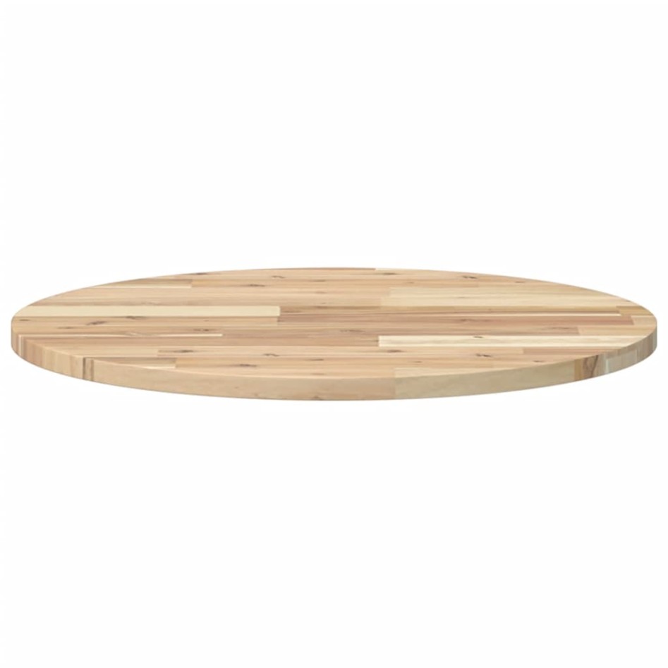 Tablero de mesa redondo madera maciza de acacia Ø60x2