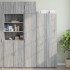 Armario de pared madera de ingeniería gris Sonoma 40x42,5x40