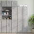 Armario de pared madera ingeniería gris hormigón 40x42,5x40