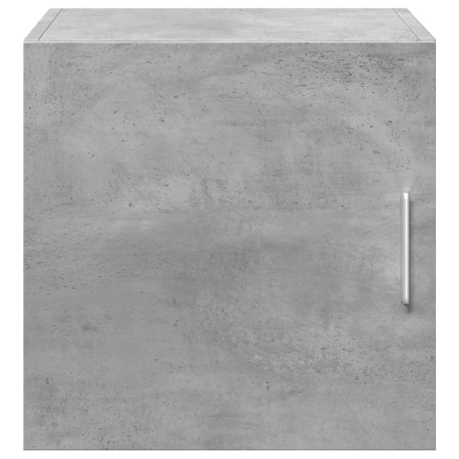 Armario de pared madera ingeniería gris hormigón 40x42,5x40