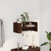 Estante de pared madera ingeniería marrón roble 70,5x35x30,5 cm
