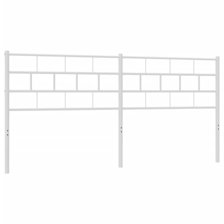 Cabecero de metal blanco 200