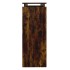 Mesa consola madera contrachapada roble ahumado 102x30x80