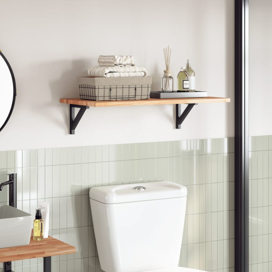 Tablero de mesa rectangular madera maciza acacia 80x40x2