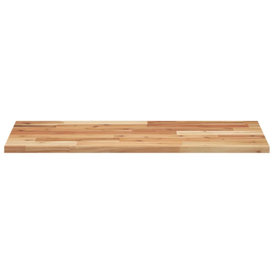 Tablero de mesa rectangular madera maciza acacia 80x40x2