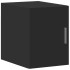 Armario de pared madera de ingeniería negro 30x42,5x40