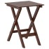 Mesa auxiliar plegable madera maciza de álamo