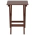Mesa auxiliar plegable madera maciza de álamo