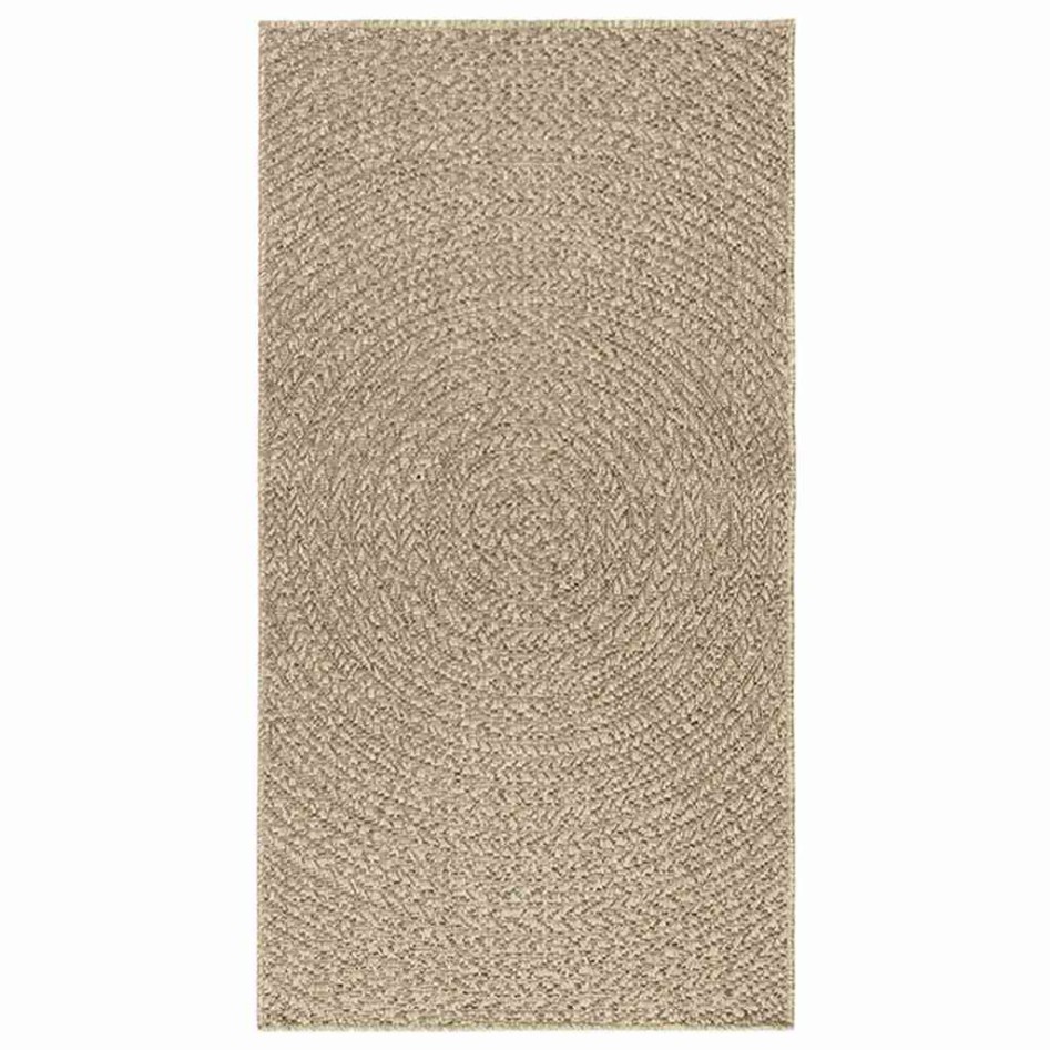 Alfombra ZIZUR apariencia yute interior exterior beige
