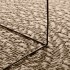 Alfombra ZIZUR aspecto yute interior/exterior beige Ø 90