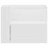 Mesita de noche de pared blanco 45x30x35