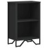 Estantería madera de ingeniería negro 50x31x74,5