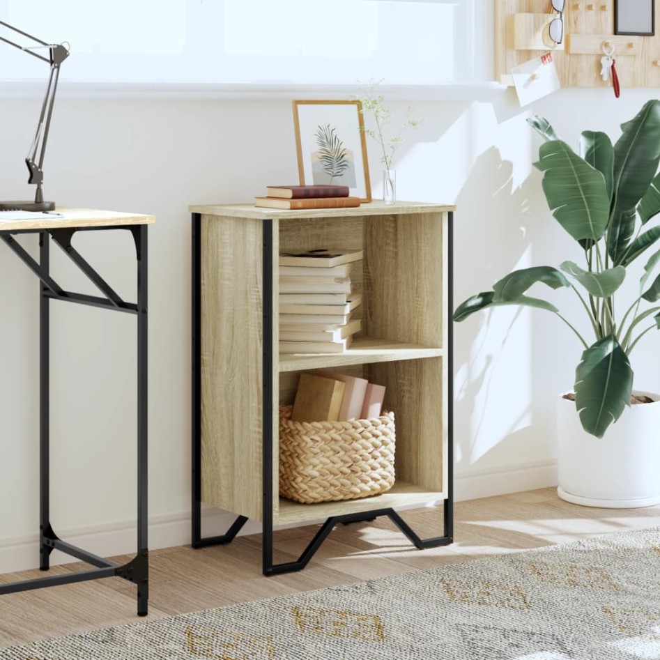 Estantería madera de ingeniería roble Sonoma 50x31x74,5