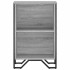 Estantería madera de ingeniería gris Sonoma 50x31x74,5