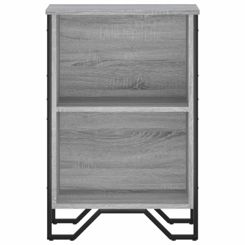 Estantería madera de ingeniería gris Sonoma 50x31x74,5