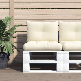 Cojines para sofá de palets 2 unidades tela