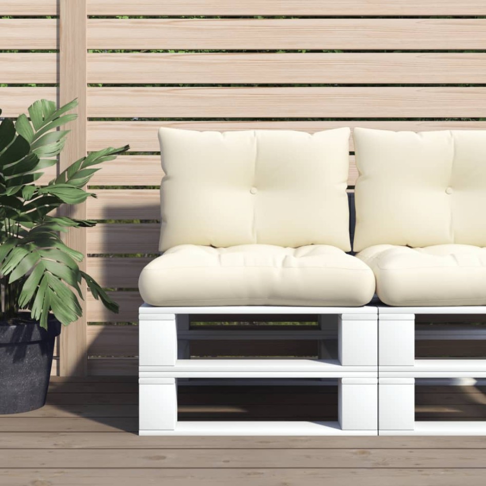 Cojines para sofá de palets 2 unidades tela