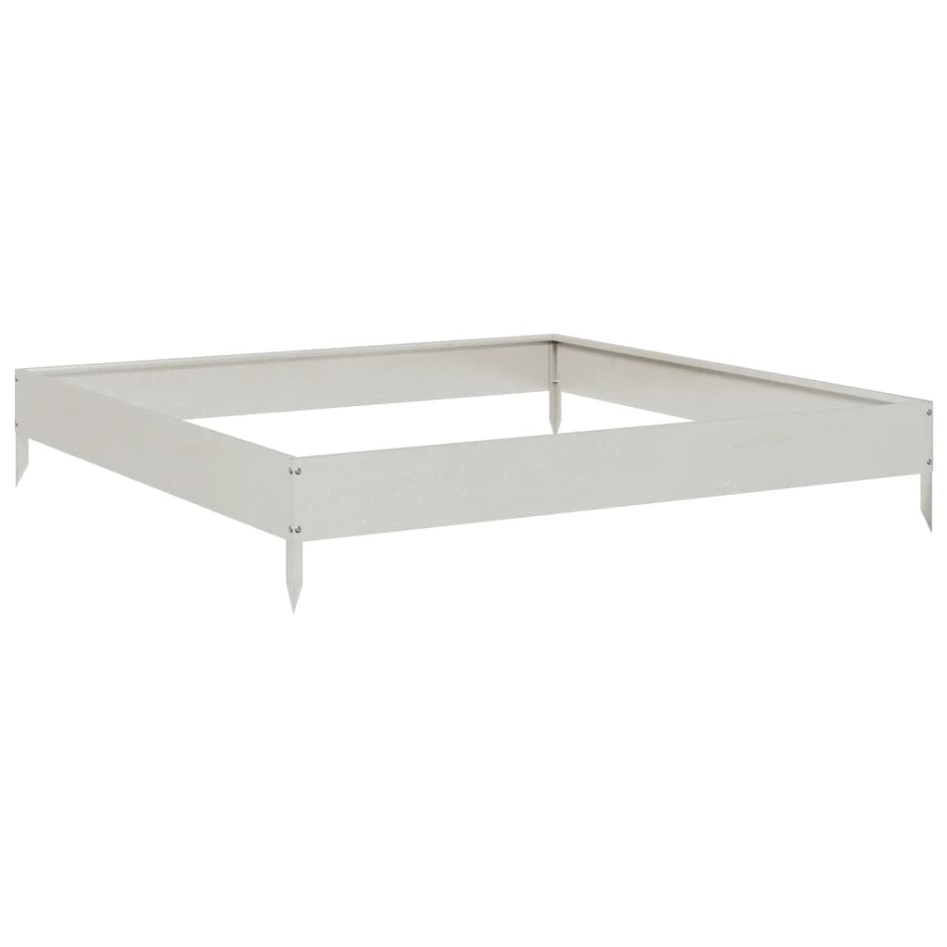 Jardinera de acero inoxidable 100x100x18,5