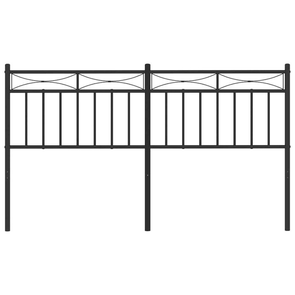 Cabecero de metal negro 150