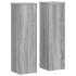 Soportes de plantas 2 uds madera gris Sonoma 17x17x60